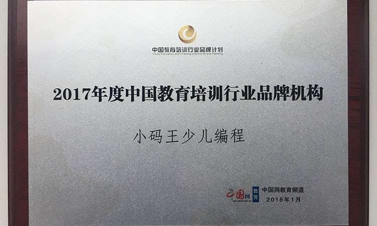 中国网教育频道·2017年度教育培训行业品牌机构